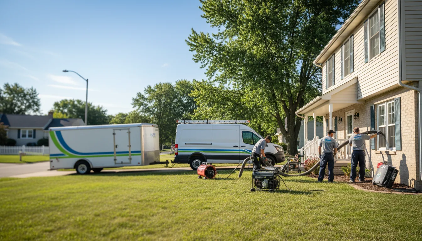 Flooded Basement Restoration And Cleanup With Repair in Charlotte, IA near me